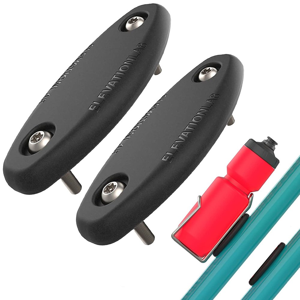 Elevation Lab AirTag (Gen 1 & 2) Bike Security Mount - TagVault - The Waterproof AirTag Bike Holder | Hidden Under Bottle Cage or Alone | Security Screws with Driver (2-Pack)