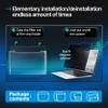 Magnetic Privacy Screen Compatible with MacBook Pro 14" 2021, 2022, 2023, 2024, 2025, M1, M2, M3, M4, M5 Anti-Blue Light Laptop Screen Protector Filter Blue Light Blocking Filter view 4