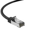 InstallerParts Ethernet Cable CAT8 Cable 4 FT - Black - Professional Series - 40Gigabit/Sec Network/High Speed Internet Cable for Router, Server, Gaming/2000 MHz, 26AWG view 1