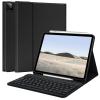 TQQ for iPad Air 13-inch (M3/M2, 2025/2024) & Pro 12.9 inch Case with Keyboard, Keyboard case for 12.9-inch iPad Pro 6th/5th Gen - with Pencil Holder for iPad Air 13-inch/iPad Pro 12.9 (Black) view 1