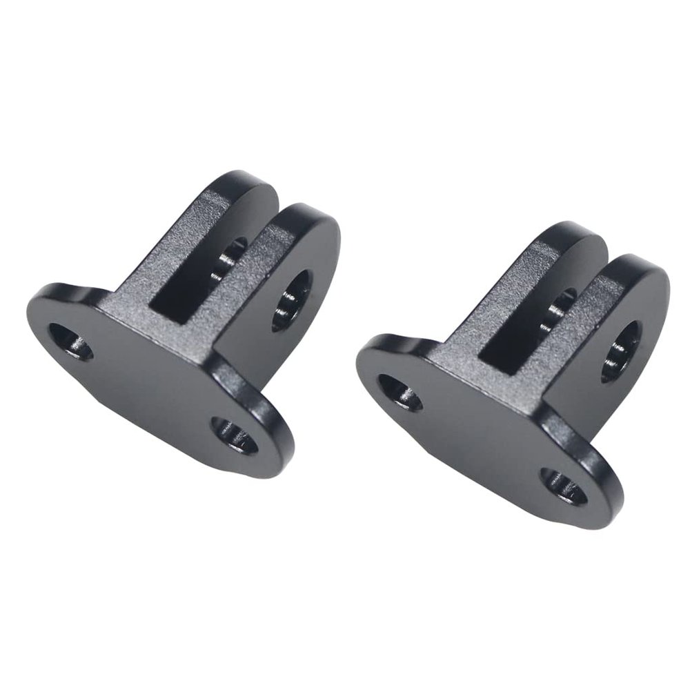 BGNing Tripod Mount Adapter, D3.5 Through Hole 15~16.5mm Tripod Mount Adapter Base Dual Port Interface with M3 Screw for Camera Tripod Monopod (2pcs)