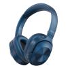 Active Noise Cancelling Headphones,Wireless Noise Cancelling Headphone, Microphone 40 Hours Playtime Wireless Bluetooth Headphones 3D Low Bass Tone Fast Charge for Cellphone/Work/Gym/Travel (Blue) view 1
