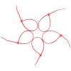 Xeahung Red Nylon Cable Ties Heavy Duty Zip Ties for Office Cable Ties 10 Inch Wire Ties 120 Pcs (10 inches, Red) view 3