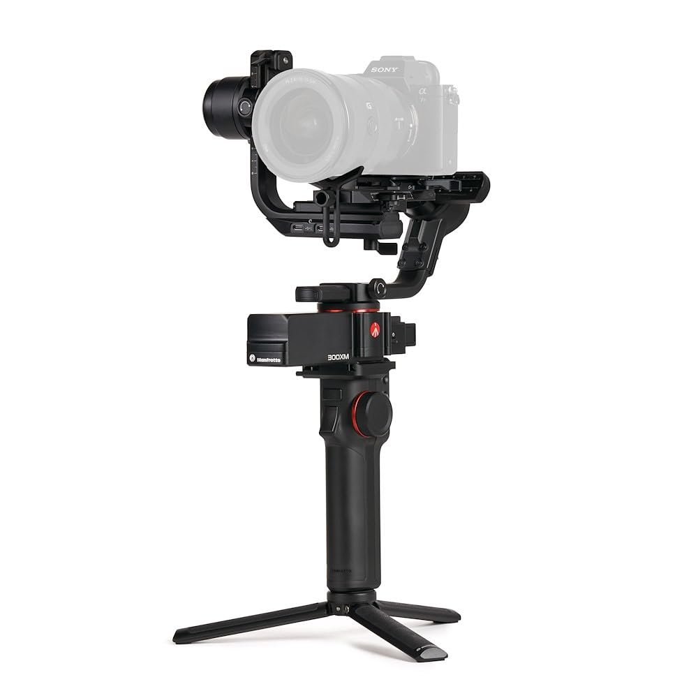 Manfrotto MVG300XM, Portable and Modular 3-Axis Professional Gimbal Stabilizer for Compact Camera, Camera Stabilizer, Smallrig Ideal for Dynamic Filming, Holds up to 3.4 Kg, Content Creation, Vlogging