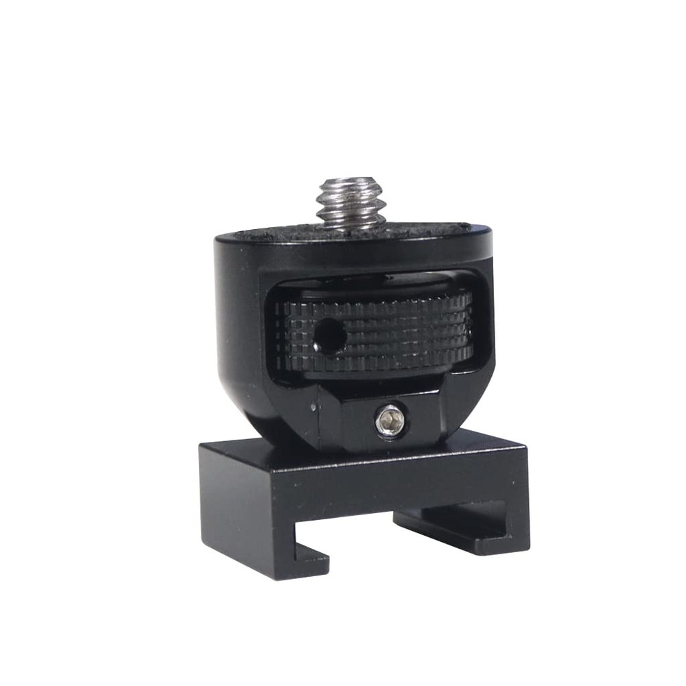 FEICHAO 360 Swivel Camera Conversion 1/4 Screw Adapter with Other Kit Compatible with ONE X2/X Action Camera Tripod Ballhead Bracket (with Cold Shoe Mount)