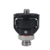 FEICHAO 360 Swivel Camera Conversion 1/4 Screw Adapter with Other Kit Compatible with Insta360 ONE X2/X Action Camera Tripod Ballhead Bracket (with Dual 1/4 Screw) view 3