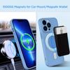 OUTXE Magnetic Adapter Ring 2Pack, Universal Magnet Sticker Compatible with Magsafe Accessories & Wireless Charging for iPhone/Android/Galaxy/Pixel White view 3