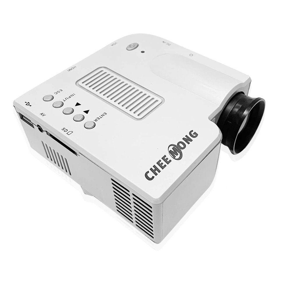 Mini Projector, Full HD Movie Video Projector, 30000 Hours Life, Compatible with Android/TV Stick/HDMI/USB