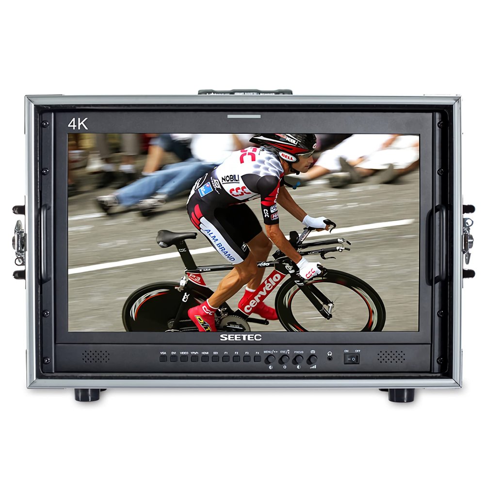SEETEC 21.5 Inch 3G-SDI/ 4K HDMI Broadcast Carry-on Director Monitor with IPS Full HD 1920x1080 4K215-9HSD-192-CO