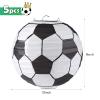 10 Inch Soccer Paper Lanterns Sports Soccer Themed Birthday Party Decorations Supplies Party Favors - Pack of 5 view 3