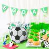10 Inch Soccer Paper Lanterns Sports Soccer Themed Birthday Party Decorations Supplies Party Favors - Pack of 5 view 4