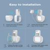 Wall Mount Holder for eero 6(NOT for eero 6+), Router Mesh Wi-Fi System, Stand Bracket for eero 6 Extender, The Simplest Outlet Wall Mount Holder No Messy Wires Space Saving White(3 Pack) view 3