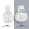 Wall Mount Holder for eero 6(NOT for eero 6+), Router Mesh Wi-Fi System, Stand Bracket for eero 6 Extender, The Simplest Outlet Wall Mount Holder No Messy Wires Space Saving White(3 Pack) view 4
