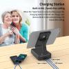 JTEMAN Tablet Stand Adjustable with Bluetooth Speakers,Kitchen Gadgets,Gifts for Women Men,Wireless Bluetooth Speaker Tablet Holder,Desk Mic Charging Sation Compatible with Phones and Tablet view 4