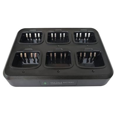 Fumei Six Way Universal Charger 6 Unit Rapid Charger Compatible with Motorola XiRP8268 XiRP8200 XiRP8208 DP3600 DP3601 DGP6150 DGP6150+
