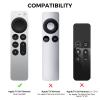 AhaStyle Protective Case for Apple TV Siri Remote 4k, Anti-Slip Silicone Cover Skin, Compatible with Apple TV 4K (2nd Generation) (Black) view 2