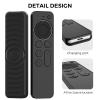 AhaStyle Protective Case for Apple TV Siri Remote 4k, Anti-Slip Silicone Cover Skin, Compatible with Apple TV 4K (2nd Generation) (Black) view 3