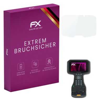 atFoliX Plastic Glass Protective Film compatible with Trimble TSC5, 9H Hybrid-Glass FX Screen Protector