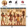 12x10FT Egypt Hieroglyphic Carvings Theme Backdrop Abstract Mural Painting Parchment Culture Religion Vinyl Photography Background for Kids Adults Photo Studio Props Egypt Backdrops view 3