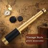 LSHAOBO Monoculars for Adults 25X30 Vintage Monocular with Leather Bag Packed Telescope Vintage HD Vision Large Eyepiece view 2