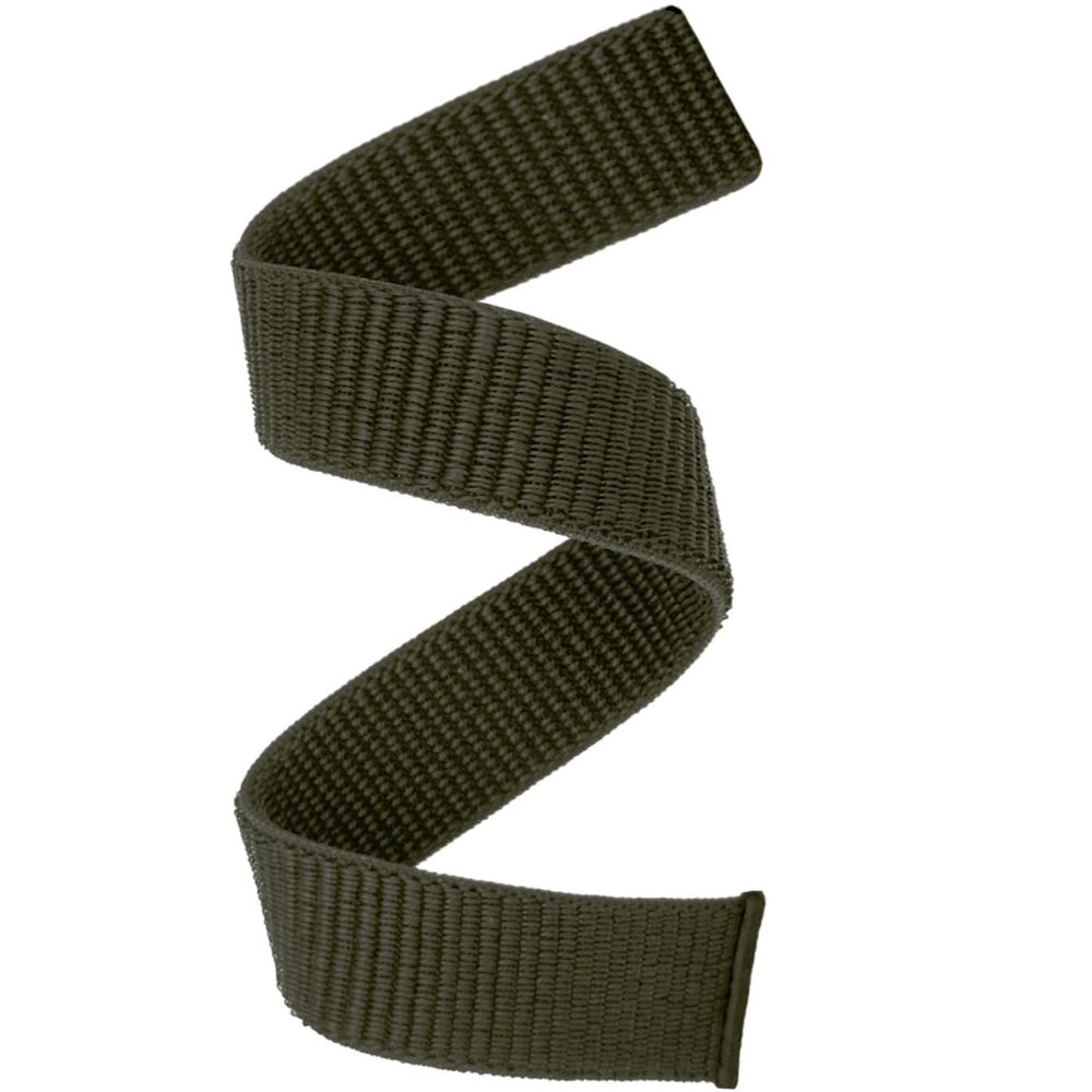 Abanen Hook and Loop Quick Dry Watch Band for Fenix 7X / 6X / 5X, 26mm Woven Nylon Ultralight Sport Wristband Strap for Garmin Fenix 6X Pro/Sapphire, 5X Plus, Enduro (Green)