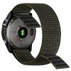 Abanen Hook and Loop Quick Dry Watch Band for Fenix 7X / 6X / 5X, 26mm Woven Nylon Ultralight Sport Wristband Strap for Garmin Fenix 6X Pro/Sapphire, 5X Plus, Enduro (Green) view 3