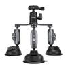 CamGo Telesin Large Triple Suction Cup Mount for GoPro / Insta360 / Osmo Action 3 / Action 2 / SJCAM/DSLR/Camcorder view 4