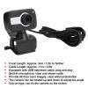 01 02 015 PC Camera, Small Angle Adjustable Portable Webcam Plug and Play with 3.5mm Audio Port for Online Teaching for Video Conferencing view 2