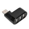 01 02 015 USB 2.0 Hub, Multi Port Hub ABS for PC for Laptop(Black) view 1