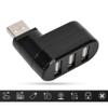 01 02 015 USB 2.0 Hub, Multi Port Hub ABS for PC for Laptop(Black) view 4