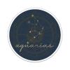 Aquarius Constellation Vinyl Sticker Auto Car Truck Wall Laptop | Sticker | 4" Wide view 1