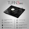 Reloop Turn 3 MK2 Premium Analogue HiFi Turntable with Digital USB-Audio Interface view 4