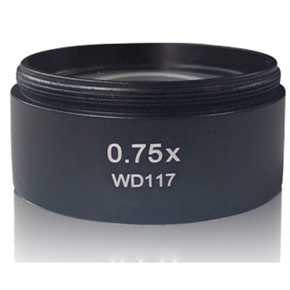 Microscope Accessories Kit WD120 WD160 WD30 0.3X 0.5X 0.7X 0.75X 1X 1.5X 2X Trinocular Stereo Microscope, Auxiliary Objective Lens 48mm Thread Microscope Slides (Color : 2X)