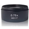 Microscope Accessories Kit WD120 WD160 WD30 0.3X 0.5X 0.7X 0.75X 1X 1.5X 2X Trinocular Stereo Microscope, Auxiliary Objective Lens 48mm Thread Microscope Slides (Color : 2X) view 1