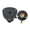 LS2015 New Black Three-Jaw Tribrach T5 Fixed Adapter 5/8" 11with Optical Plummet for Total Station Prism GPS RTK Fixed Install view 4