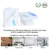 120 Pcs XHF Adhesive Cable Wire Clips White, Cable Staples Outdoor Cable Management Wire Organizer Cord Holder for Under Desk, Car, Wall, TV PC Ethernet Cable view 3
