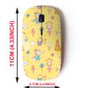 2.4G Wireless Mouse with Cute Pattern Design for All Laptops and Desktops with Nano Receiver - Cute Cartoon view 2