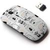 2.4G Wireless Mouse with Cute Pattern Design for All Laptops and Desktops with Nano Receiver - Childish Cute Animals view 1