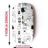 2.4G Wireless Mouse with Cute Pattern Design for All Laptops and Desktops with Nano Receiver - Childish Cute Animals view 2