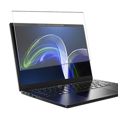 Puccy Tempered Glass Screen Protector Film, compatible with Acer TravelMate P6 P614P-52 14" Laptop (Active Area Cover Only) Protective Protectors Guard