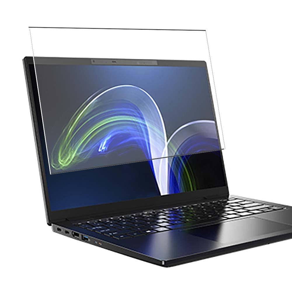 Puccy Tempered Glass Screen Protector Film, compatible with Acer TravelMate P6 P614P-52 14" Laptop (Active Area Cover Only) Protective Protectors Guard