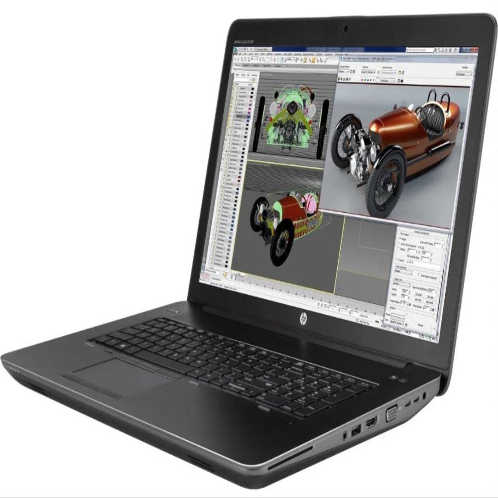 HP ZBook 17 G3 17.3 Inch Workstation Laptop, Intel Core i5-6440HQ up to 3.5GHz, 16G DDR4, 512G SSD, NVIDIA M1000M 2GB, Webcam, Thunderbolt 3, HDMI,Windows 10 Pro 64 Bit English/French/Spanish (Renewed)