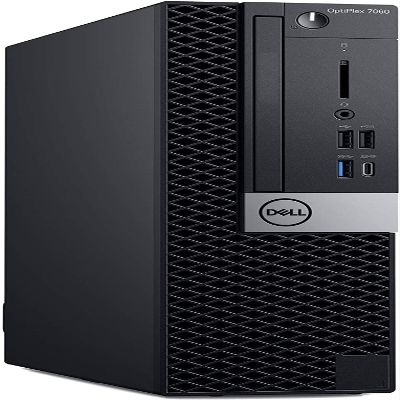 Dell OptiPlex 7060  SFF Intel Core i5-8500 3.0 GHz, 16GB RAM, 256 GB Solid State Drive, DVDRW, Windows 11 Pro 64bit, (Renewed)