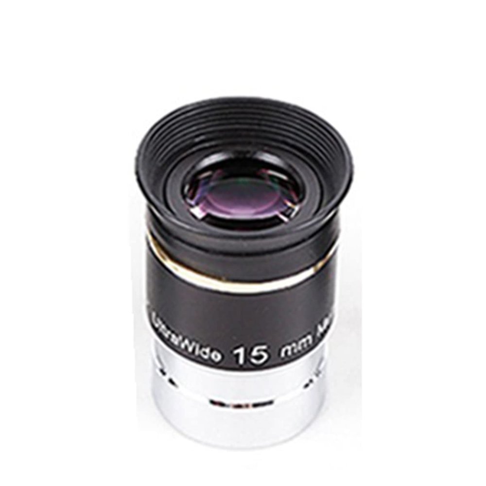 Microscope Accessories Kit 6/9/15/20mm Wide Angle Eyepiece Astronomical Telescope Eyepiece 1.25 Inch Microscope Slides (Color : Ultra Wide 15mm)