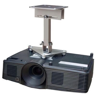 PCMD, LLC. Projector Ceiling Mount Compatible with Optoma HZ40 RZ45H UHZ50 ZH507 ZW350 ZX300 with Lateral Shift Coupling (10-Inch Extension)