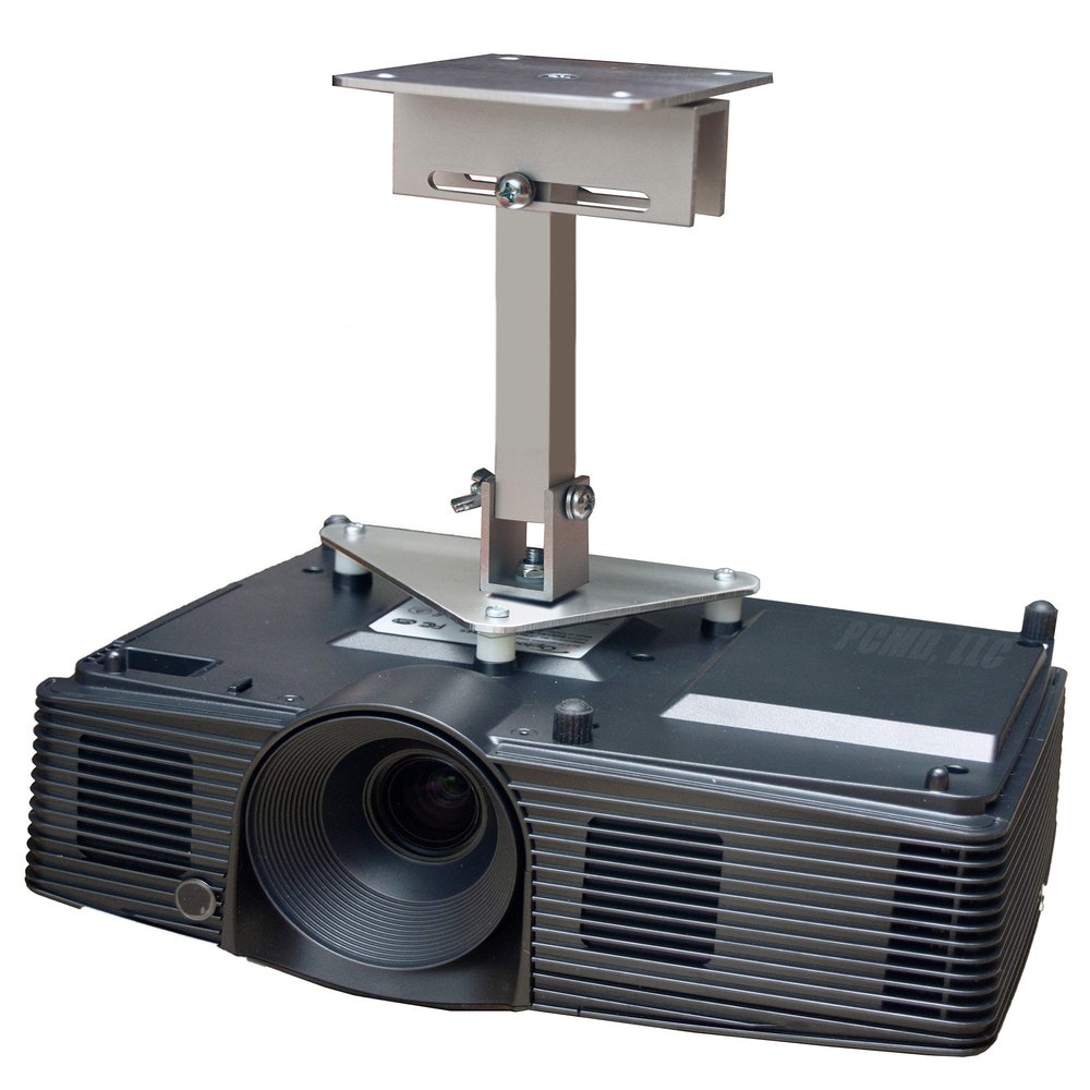 PCMD, LLC. Projector Ceiling Mount Compatible with Optoma HZ40 RZ45H UHZ50 ZH507 ZW350 ZX300 with Lateral Shift Coupling (10-Inch Extension)