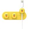 elago | LINE Friends Magnetic Cable Management Buttons, Organize 3 Cables, Powerful Magnets, Reusable Sticker Attaches to Surface, Desk Organization (Sally) view 1