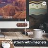 elago | LINE Friends Magnetic Cable Management Buttons, Organize 3 Cables, Powerful Magnets, Reusable Sticker Attaches to Surface, Desk Organization (Brown) view 4