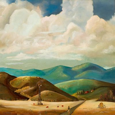 ILA MAE MCAFEE : New Mexico Landscape : Archival Quality Art Print