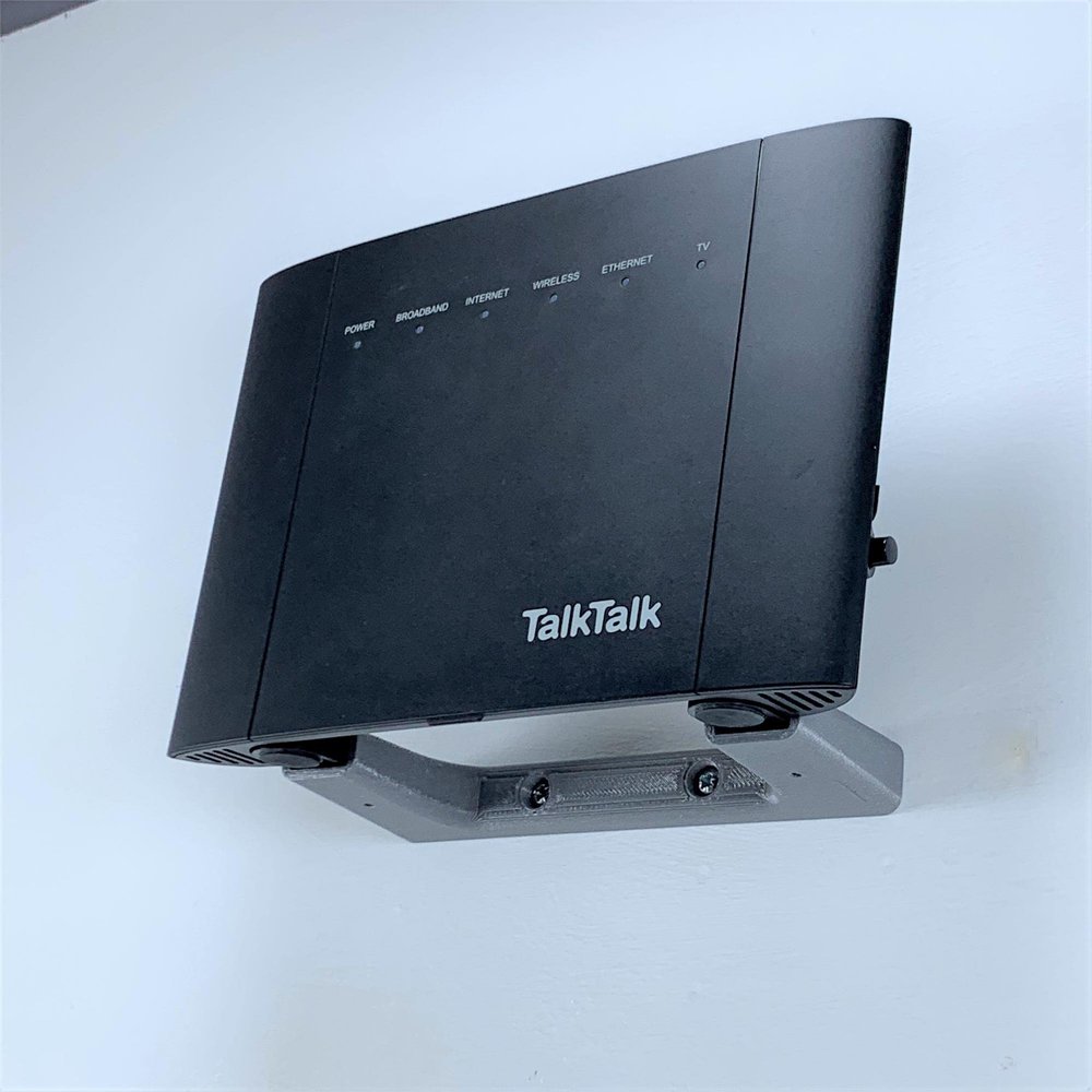 Wall Mount for TalkTalk AC1200 Router D-Link DSL-3782 Dual Band Super Modem VDSL ADSL